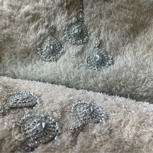 Silver tikka set | Indian Jewelry